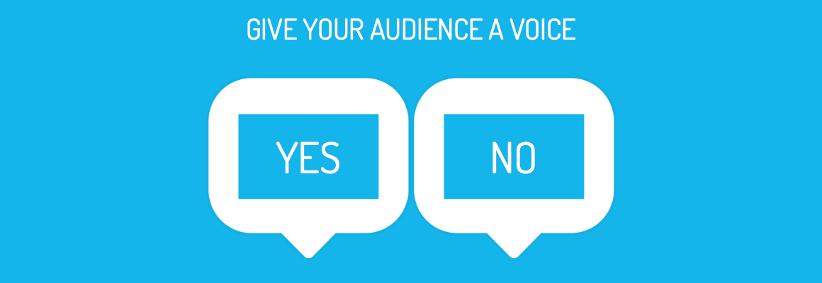 iPowow: give your audience a voice: yes, no